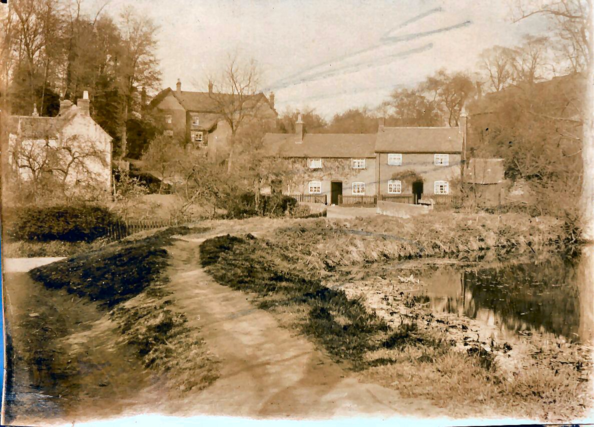 Hill Pool c 1900 with Hill Pool House at the rear